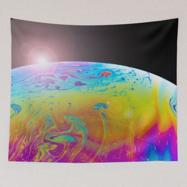 Item preview, Colorful Soap Bubble With Lens Flare designed and sold by srgreen.