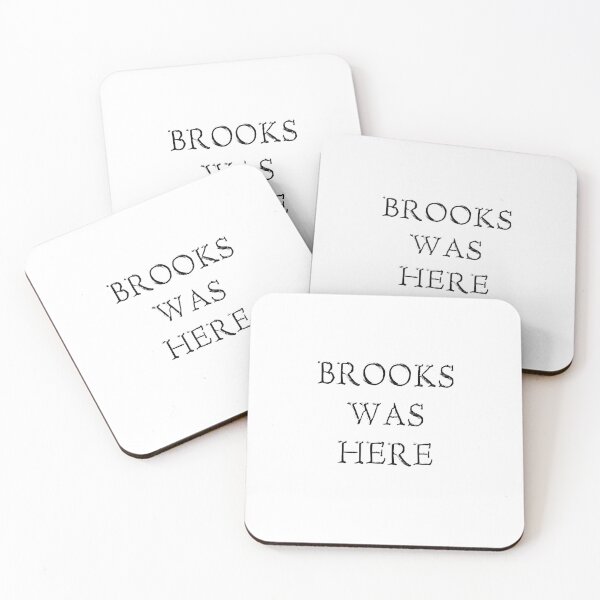 Item preview, Brooks was here - The Shawshank Redemption designed and sold by CharloComes.