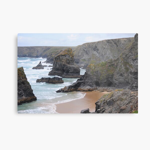 Rugged Coastline Metal Print