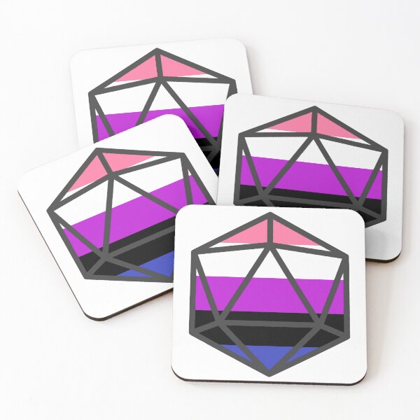 Item preview, Genderfluid d20 designed and sold by tlims287.