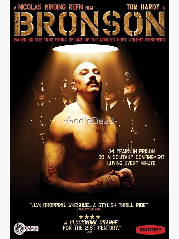 Disover BRONSON Movie Poster Premium Matte Vertical Poster