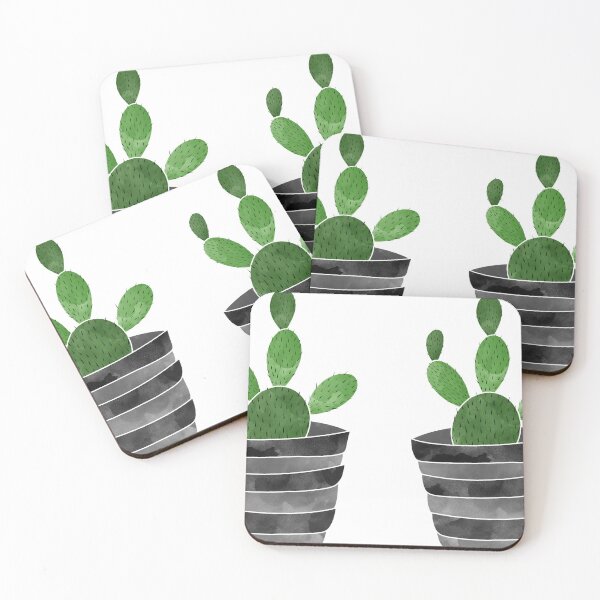 Item preview, Paddle Cactus - Double Sticker designed and sold by Spitfire July Doodles.