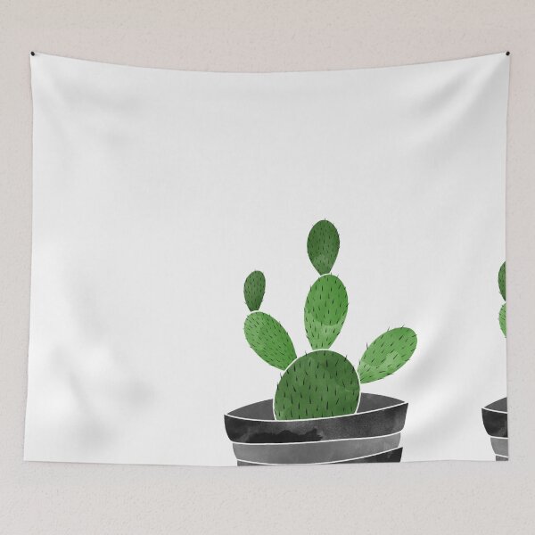 Item preview, Paddle Cactus - Double Sticker designed and sold by Spitfire July Doodles.
