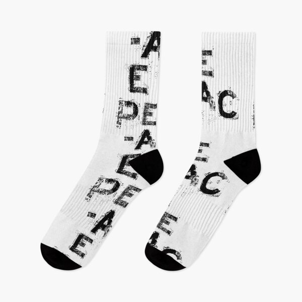 Item preview, PEACE Black Letters designed and sold by Alicia Buelow.