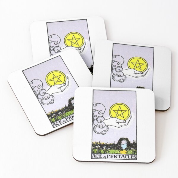 Item preview, Ace of Pentacles Tarot designed and sold by Phantastique Boutique.