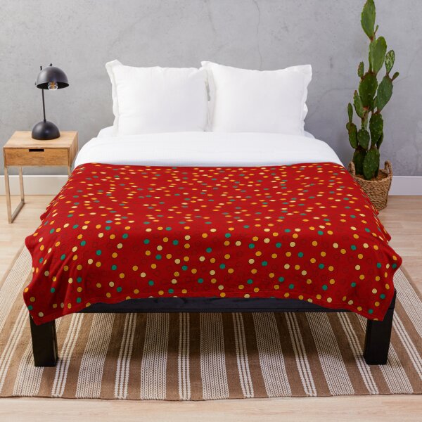 Item preview, RETRO Paprika Confetti Dots designed and sold by ZENDYtechSTYLE.