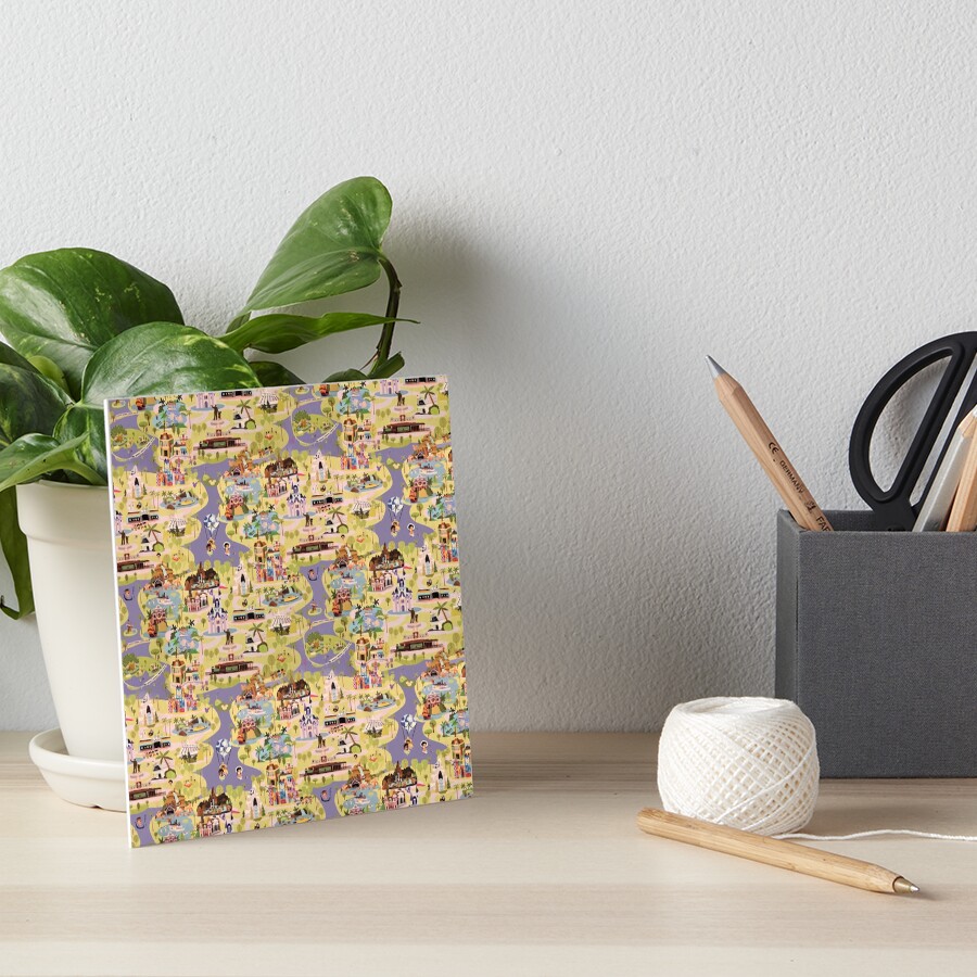 Item preview, Art Board Print designed and sold by Disney1955Fan.