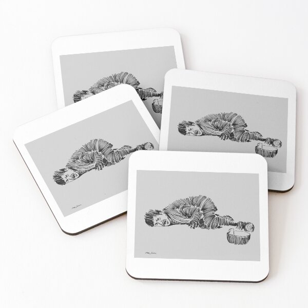 Item preview, Person Screaming On The Ground By Artguru 0658, 28 X 22, - Ink On Paper designed and sold by Art Guru.