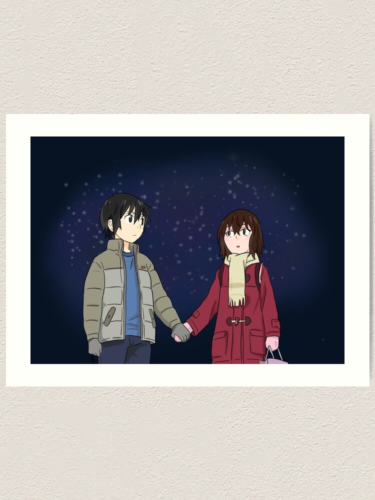 Erased : Love Kayo et Satoru fanart !  Art Board Print by Anna