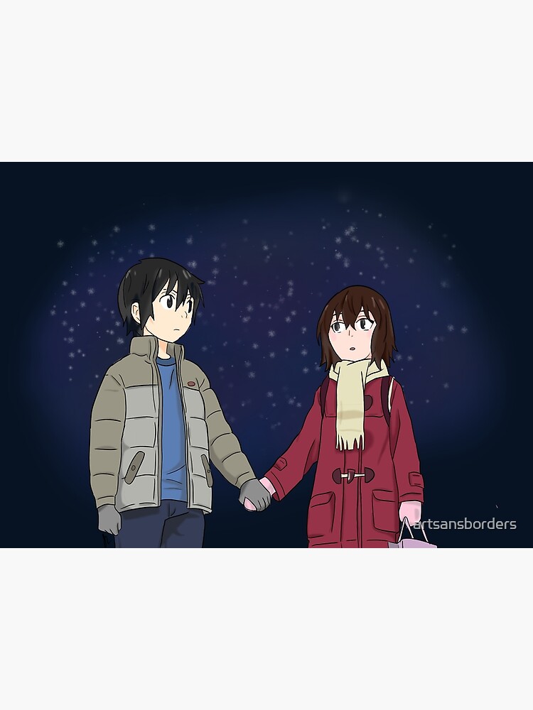 Erased : Love Kayo et Satoru fanart !  Art Board Print by Anna