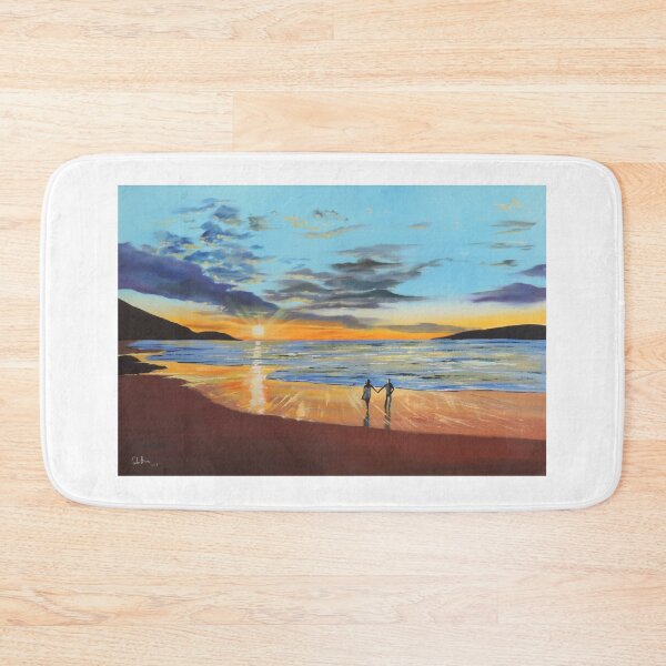 Item preview, Romantic sunset beach painting designed and sold by GORDON BRUCE ART.