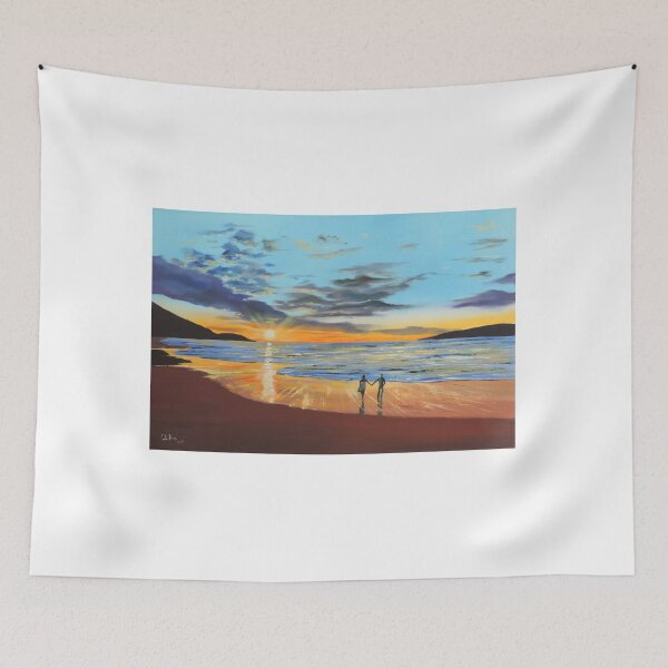 Item preview, Romantic sunset beach painting designed and sold by GORDON BRUCE ART.