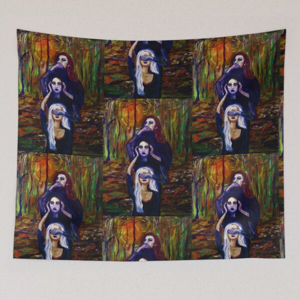 Item preview, The Maiden, the Mother and the Crone Magical Forest Triple Goddess designed and sold by LouisianaLady.