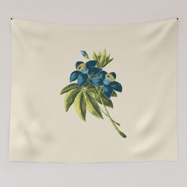 Item preview, Kapok Tree Blossoms Blue | Valentine's Day designed and sold by tos42.