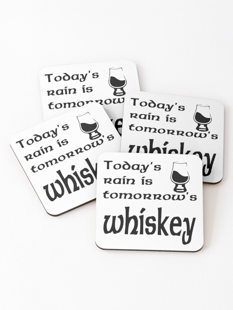 coasters s/4, black & white - Whisk