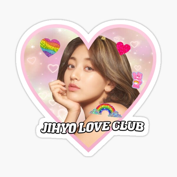 JIHYO love club Sticker