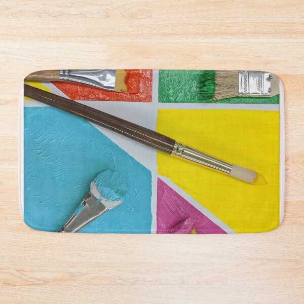Item preview, Colorful Painted Canvas and Brushes pattern by Jay Babin designed and sold by Jay Babin.