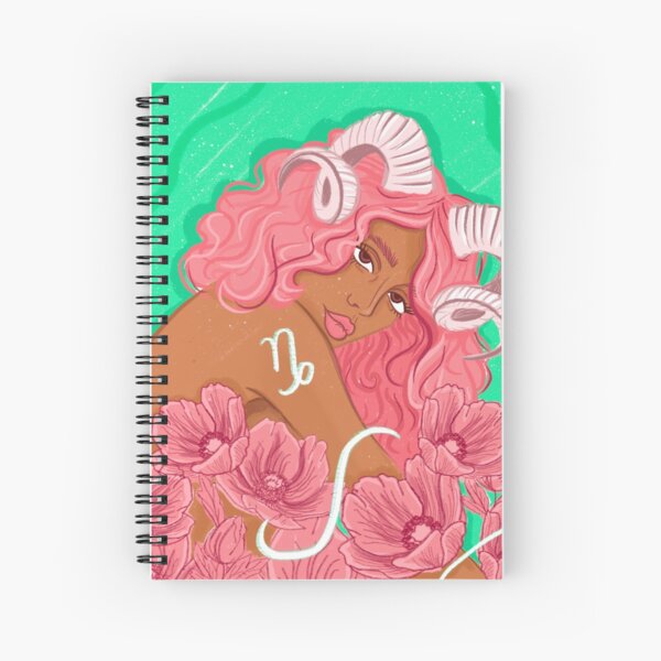 Capricorn Mood Spiral Notebook