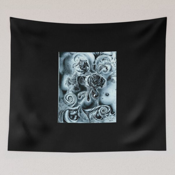Item preview, "Ballpoint black rose scribbles" designed and sold by Joe Vaughan.