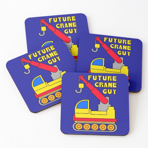 Item preview, Kids Cranes Construction Site Future Crane Guy Vehicle Gift designed and sold by Maljonic.