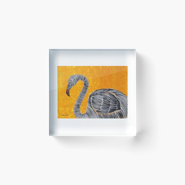 Item preview, Flamingo By Artguru 0616, 28, X 22, - Acrylic On Paper designed and sold by Art Guru.