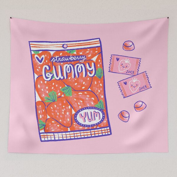 Item preview, Strawberry Gummy Candy designed and sold by Van Huynh.