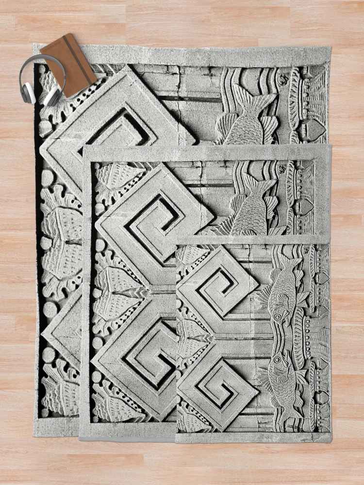 Thumbnail 5 of 6, Throw Blanket, Deco-Rative Fish designed and sold by Ethna Gillespie.