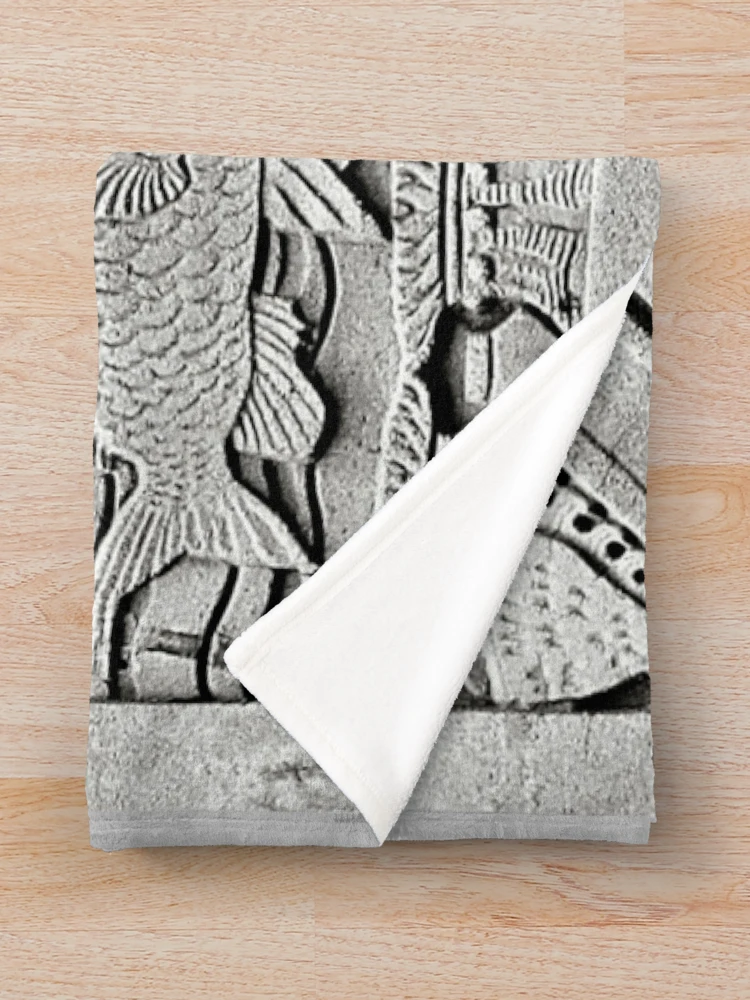 Thumbnail 3 of 6, Throw Blanket, Deco-Rative Fish designed and sold by Ethna Gillespie.
