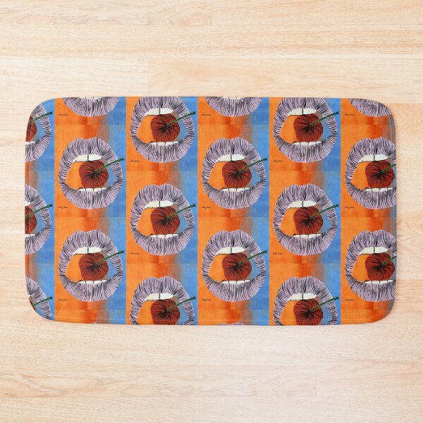 Item preview, Mouth Biting Into Cherry By Artguru 0613, 22 X 28, - Acrylic On Paper designed and sold by Art Guru.