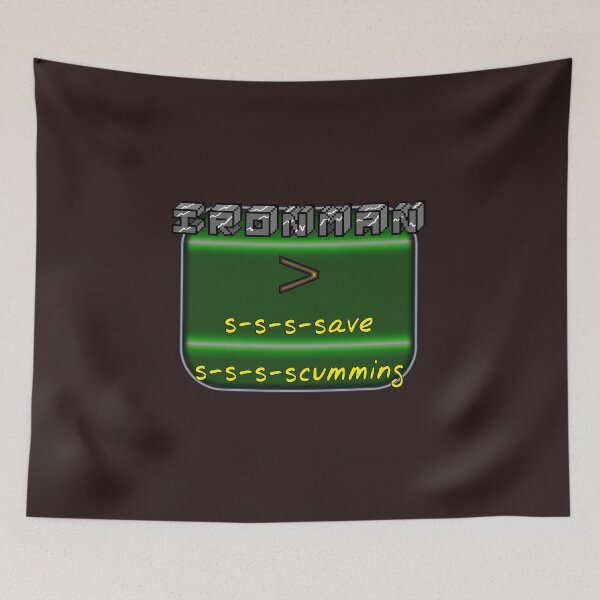 Item preview, Ironman > Save Scumming designed and sold by SolarCross.