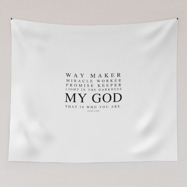 Item preview, Way Maker Sticker designed and sold by Trinity MacPhee.