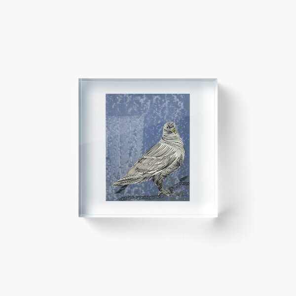 Item preview, Bird On Tree Branch By Artguru 0597, 22 X 28, Acrylic On Paper designed and sold by Art Guru.