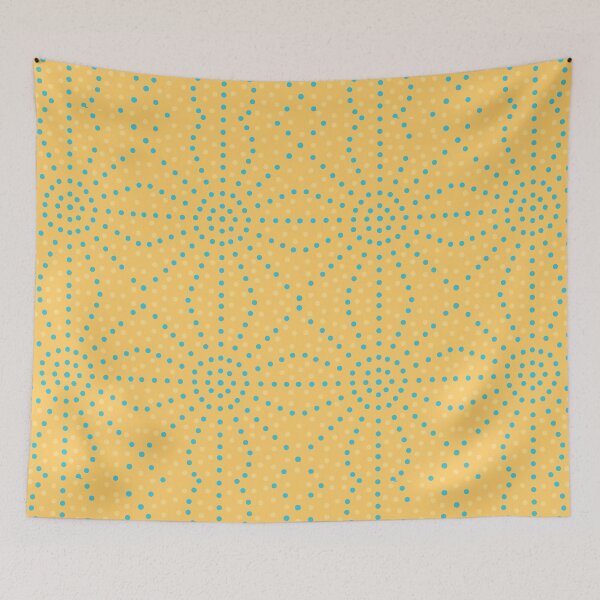 Item preview, Retro Deco Custard Dot BURSTS designed and sold by ZENDYtechSTYLE.
