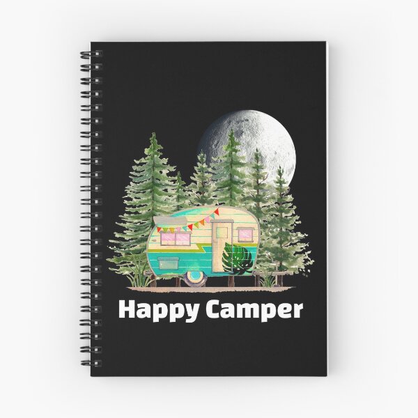 Item preview, Caravan in Moonlit Forest - Happy Camper designed and sold by Alterna Tees.