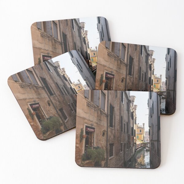 Item preview, Classic Venetian - Poste Vecie Bridge Pizzeria and Distinctive Chimneys designed and sold by Georgia Mizuleva.