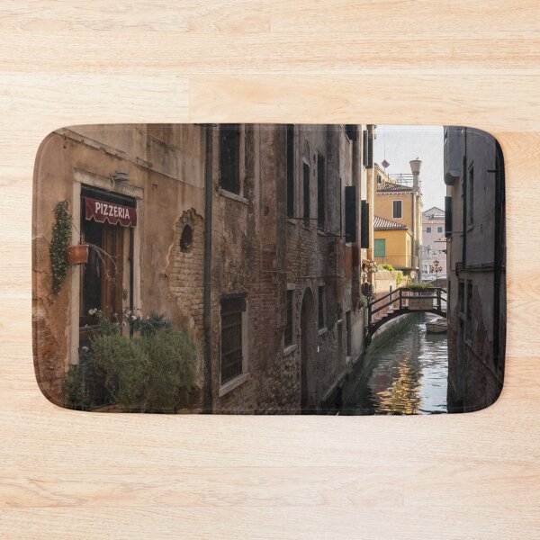 Item preview, Classic Venetian - Poste Vecie Bridge Pizzeria and Distinctive Chimneys designed and sold by Georgia Mizuleva.