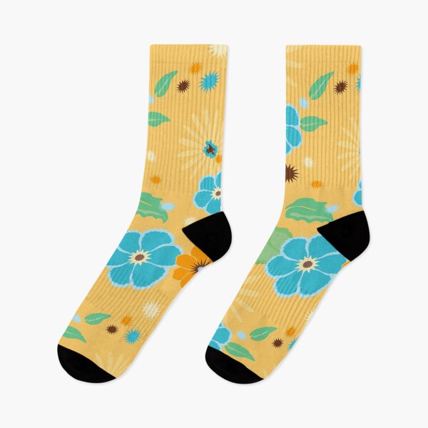 Item preview, RETRO Custard Floral designed and sold by ZENDYtechSTYLE.