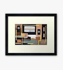 Black and Tan Framed Print