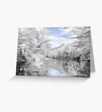 Winter at the Reservoir Greeting Card