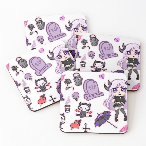 Item preview, devlish cutie set designed and sold by KaijuCupcakes.