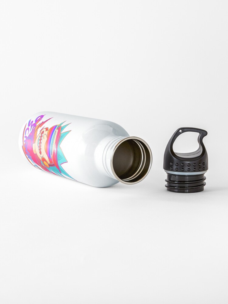 Alternate view of get schwifty Rick and Morty retro Water Bottle