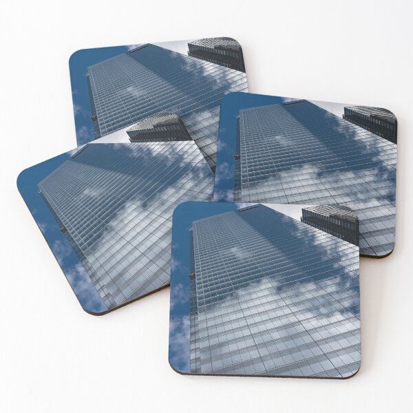 Item preview, Reflected Sky - Skyscraper Geometry With Clouds - Left designed and sold by Georgia Mizuleva.