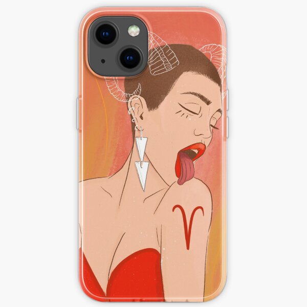 Aries Mood iPhone Soft Case