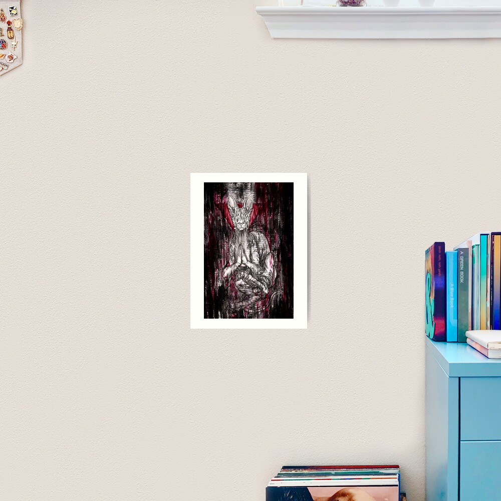 RED ALL OVER Art Print