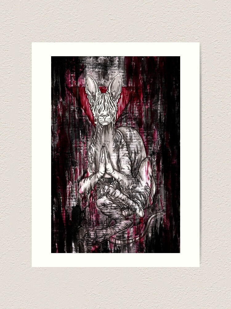 Alternate view of RED ALL OVER Art Print