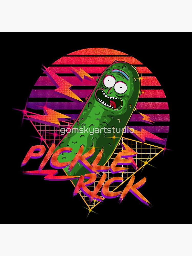 pickle rick by gomskyartstudio