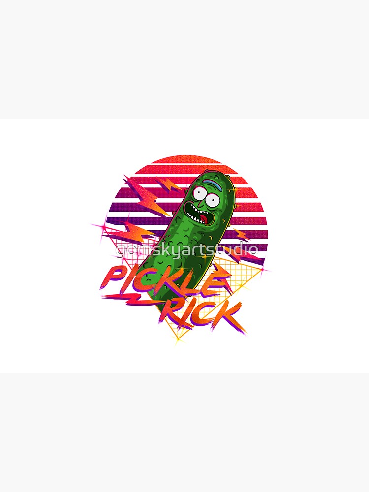 pickle rick by gomskyartstudio