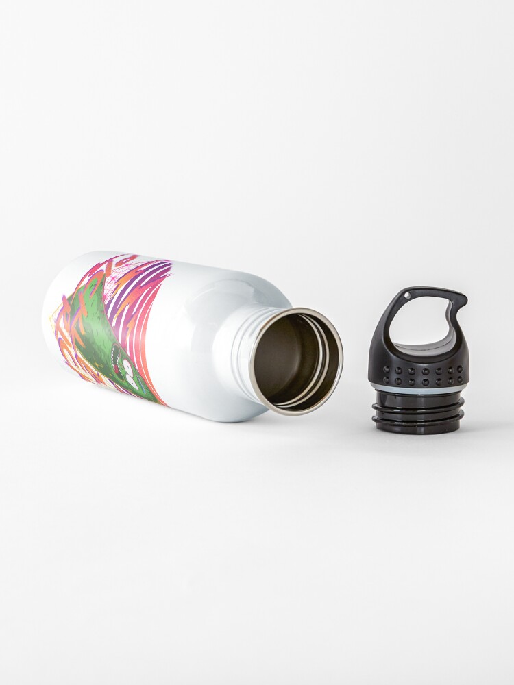 Alternate view of pickle rick Water Bottle