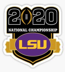 LSU Tigers National Championship emblem Sticker