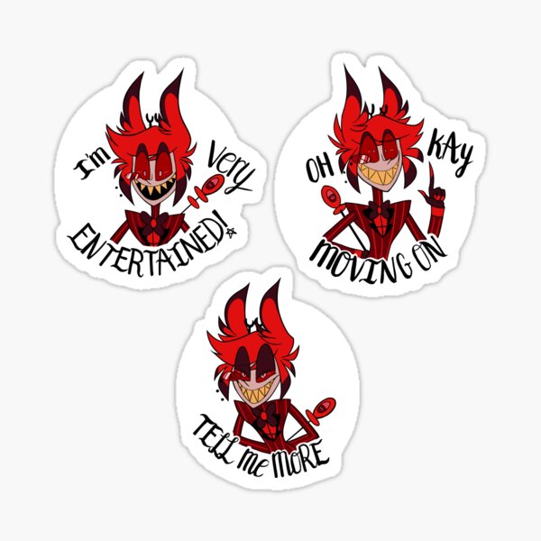 Item preview, Alastor sticker power pack 2 designed and sold by lemonylol.
